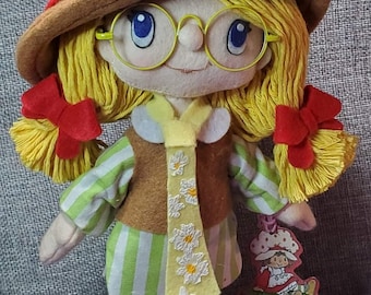 SSC Art doll Strawberry Shortcake's Rare Intern'l T.N. Honey 11" (28cm) &/or pet bee Bumble Tea/Bumbr merino-wool Altaya