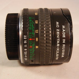 Zenith Zenitar 16mm F/2.8 Fisheye Lens With Pentax-k Mount - Etsy