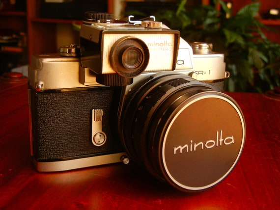 Minolta Sr 1 With 58mm F 1 4 Rokkor Lens And Sr Meter 2 Etsy Minolta Sr 1 With 58mm F 1 4 Rokkor Lens And Sr Meter 2 Etsy