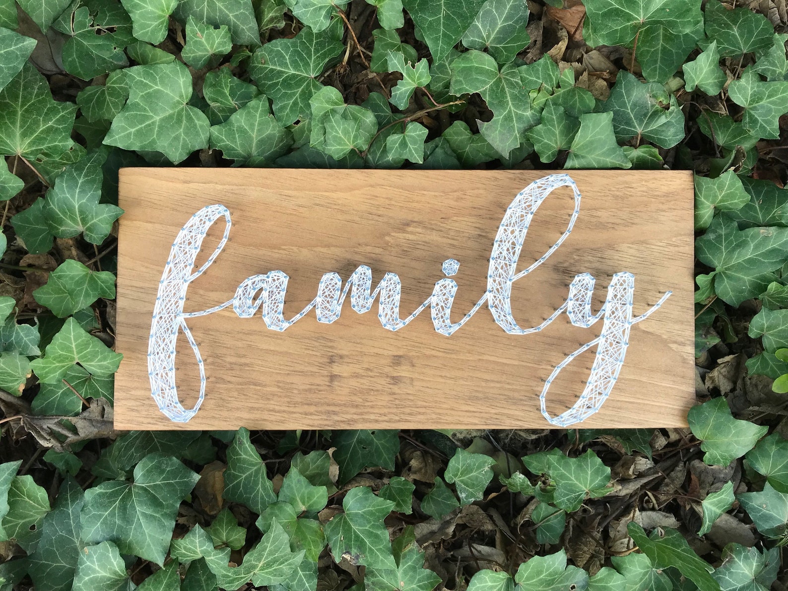 Family String Art Family Sign String Art Sign String Art Etsy