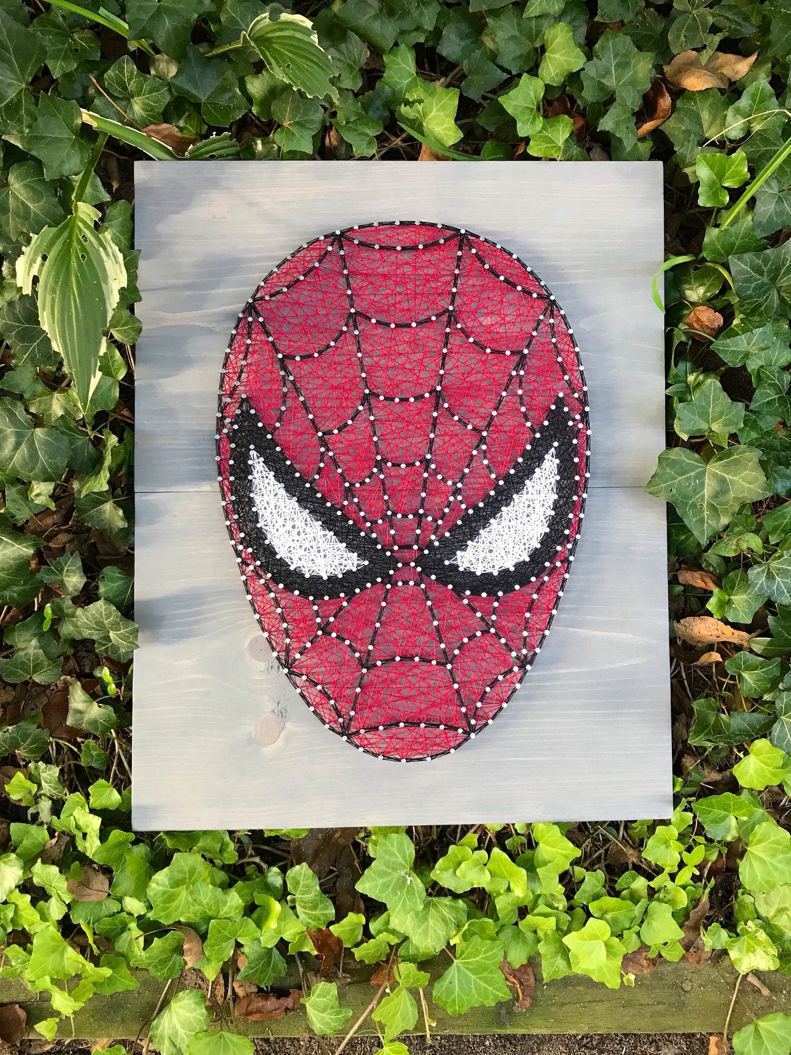 Arte de cuerda de Spiderman Signo de Spiderman Signo de | Etsy