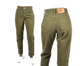 army green levi jeans