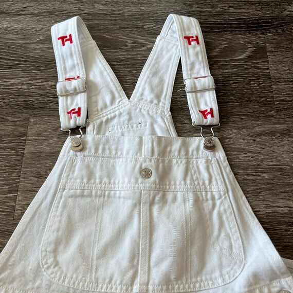 Tommy Hilfiger S/M Y2K White Overalls - image 4