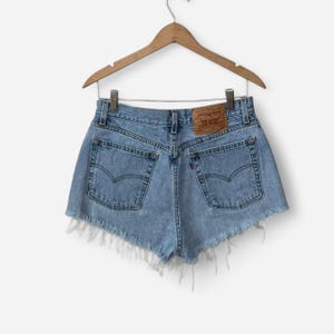 Vintage 90s Levi's 560 Denim Shorts Size 27 - Etsy