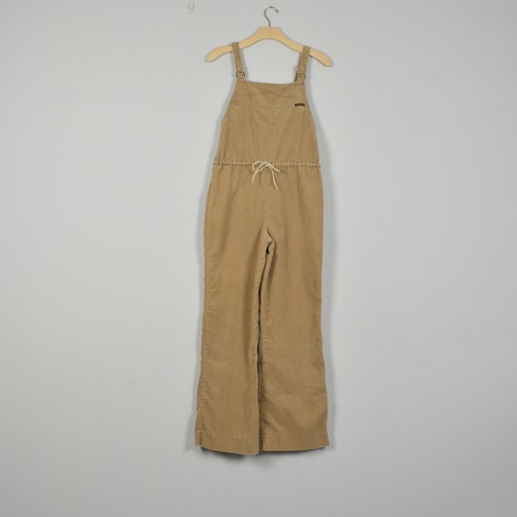 Landlubber Tan Corduroy 70s Flared Jumpsuit - image 1
