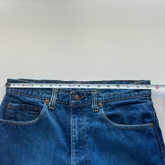 Levi's 517 Faded Dark Wash Vintage Denim Jeans - image 4
