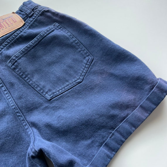 The Limited Size 25 Dark Wash Vintage Denim Shorts - image 3