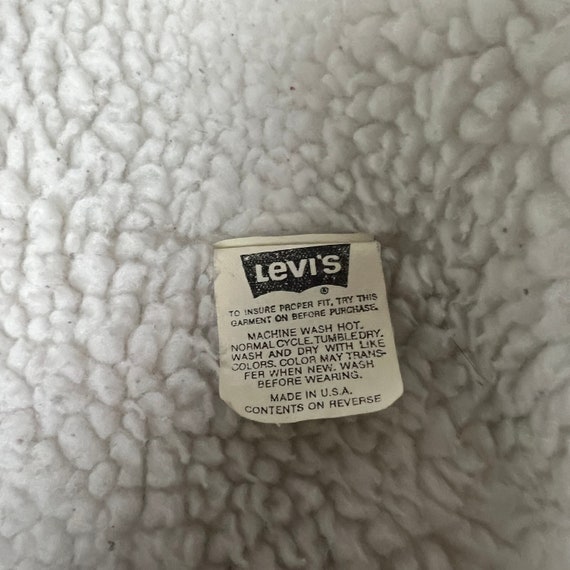Levi's Vintage Denim Trucker Sherpa Lined Jacket - image 5