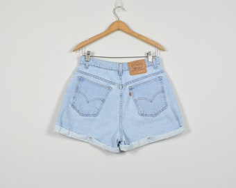 Levi's 954 Light Wash Vintage Denim Shorts