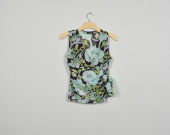 A Byer Y2K Butterfly Printed Top