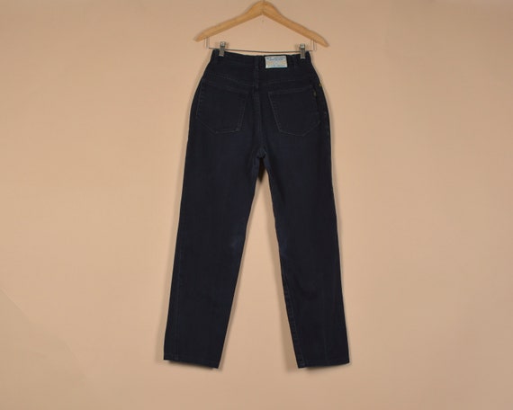 St John Size 25 Black Vintage Denim Jeans - image 2