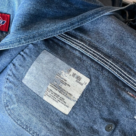 Dickies Faded Y2K Denim Overalls - image 6