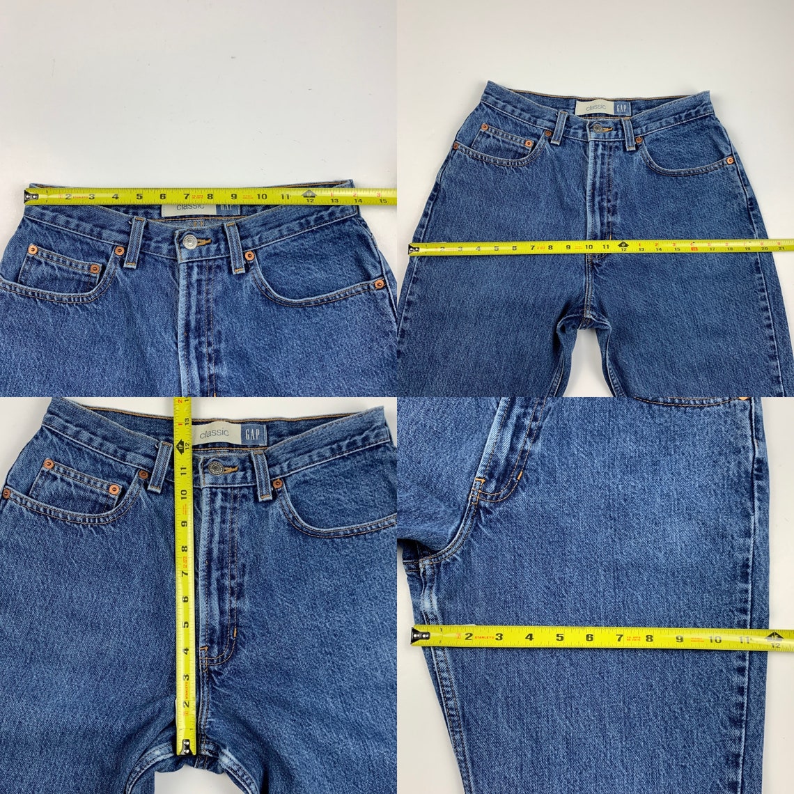 Gap Size 27 Denim Classic Fit Jeans Etsy