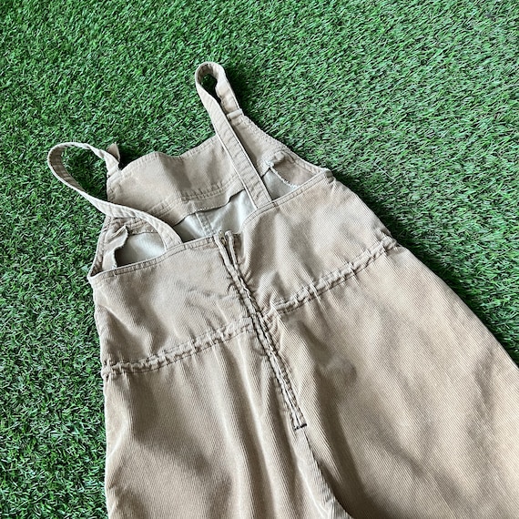 Landlubber Tan Corduroy 70s Flared Jumpsuit - image 8