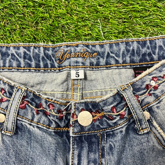 2000s Embellished Low Rise Flares (XS)
