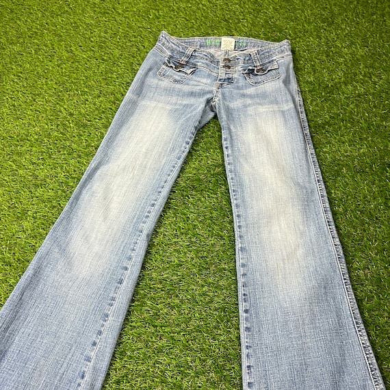 Hydraulic 2000s Low Rise Flare Light Wash Jeans - image 5