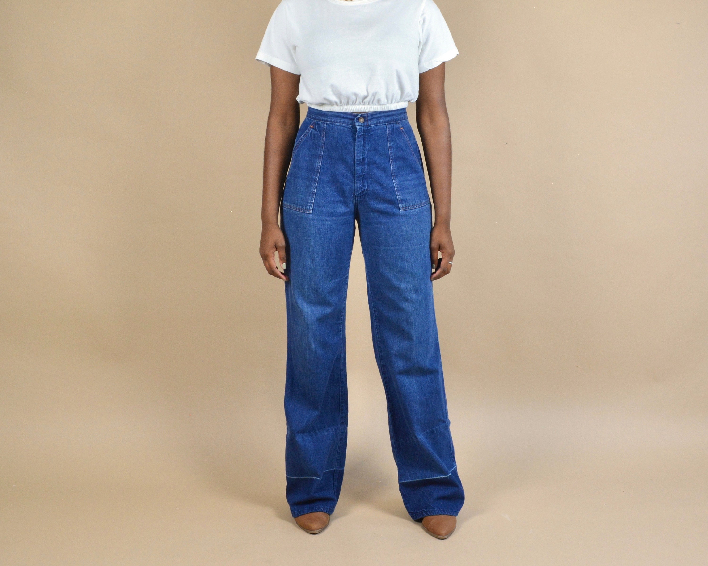 70s Flare Levis - Etsy