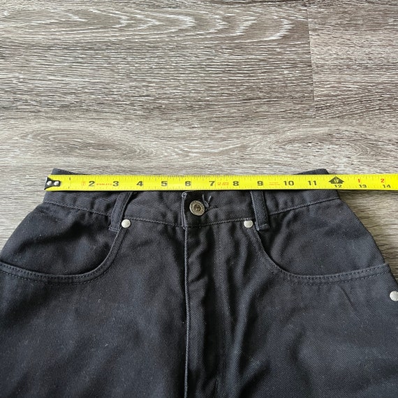 Lawman Size 23 Black Vintage Studded Denim Jeans - image 4