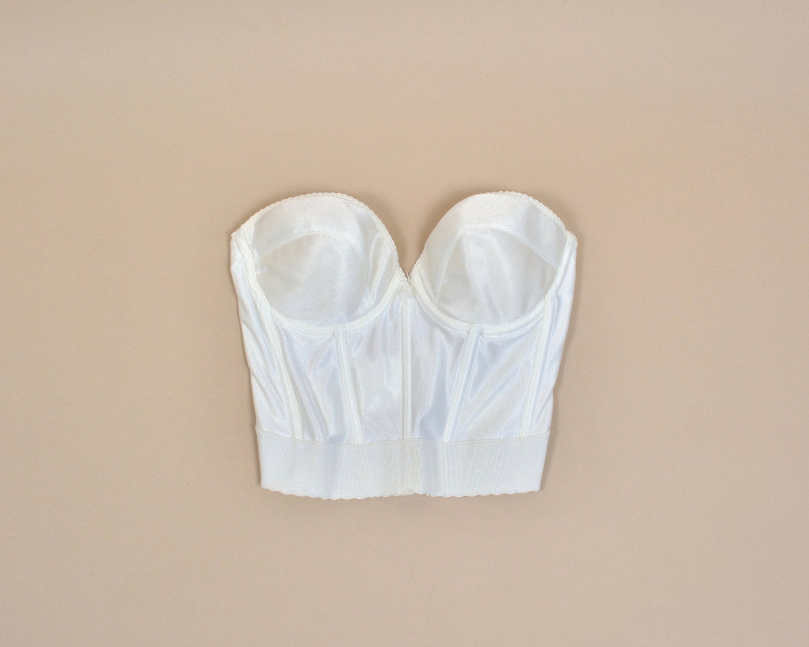 JcPenney Adonna 36C Strapless Bustier Vintage Lingerie Etsy