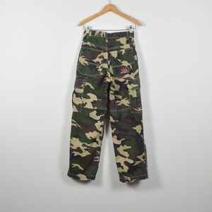 パンツ 2000's archive camouflage cargo pants Brown leather camouflage trousers from the 2000s | Millesime