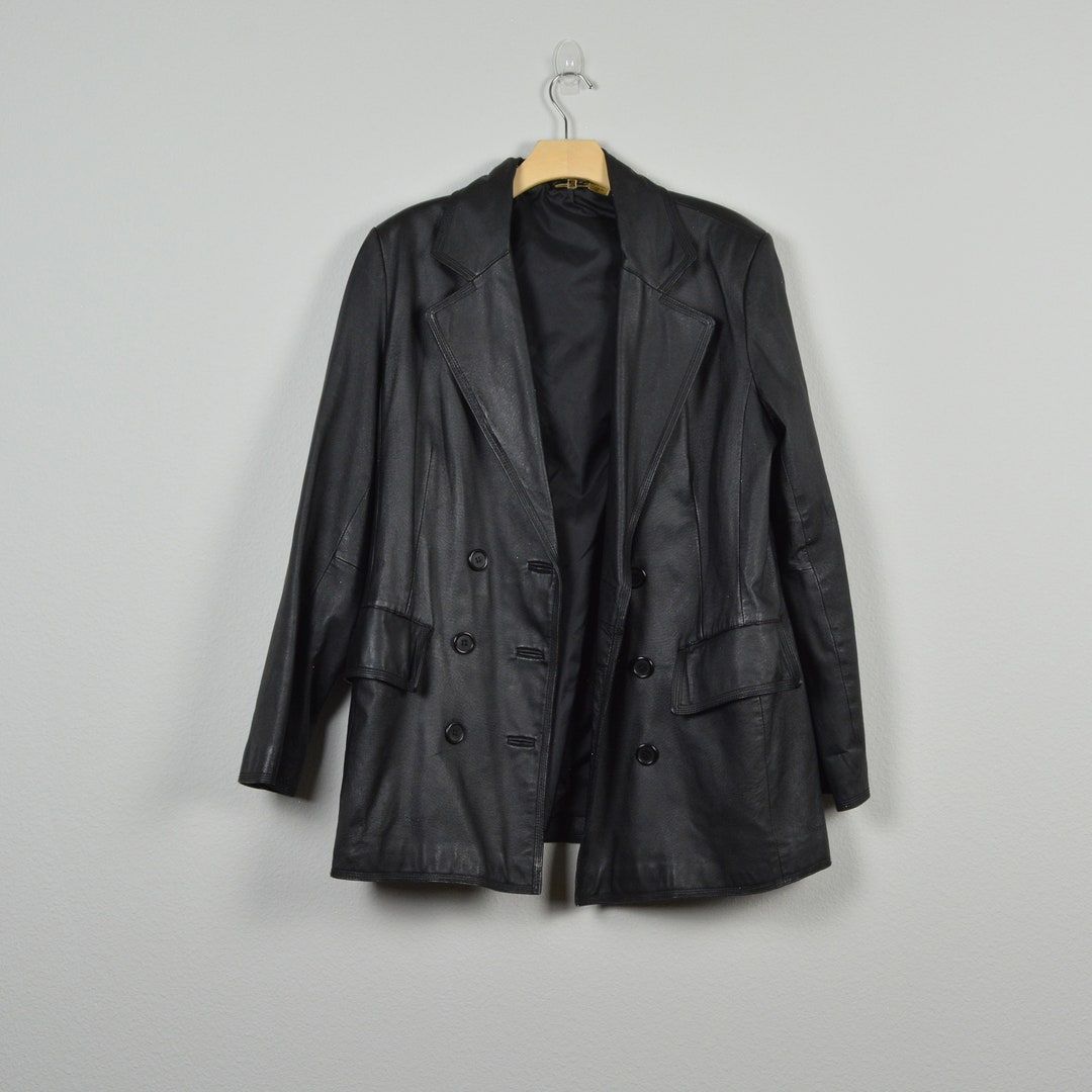 Newport News Button up Leather Jacket