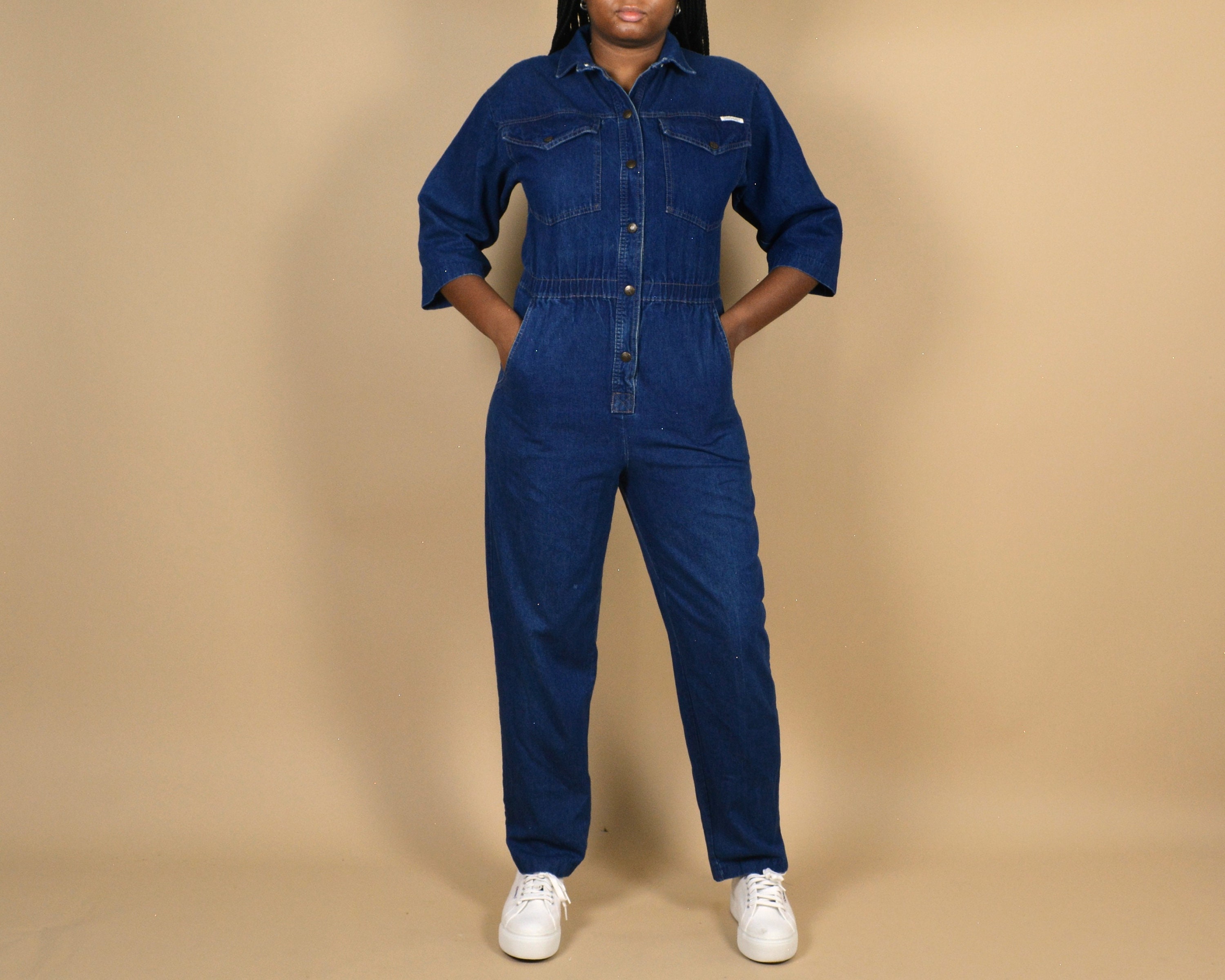 Dreams Size S/M Denim Vintage Coverall Jumpsuit - Etsy