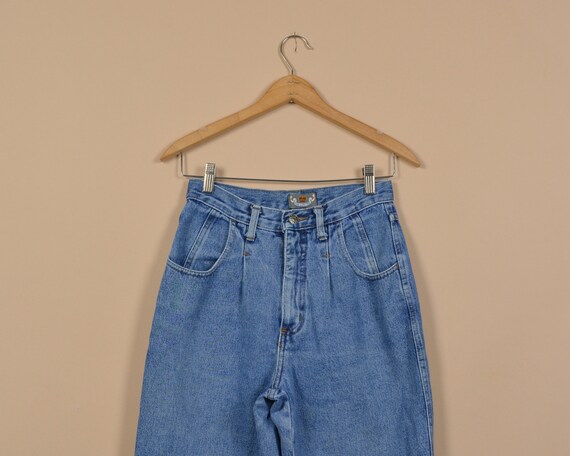 The Limited Size 25 Pleated Front Vintage Denim J… - image 1