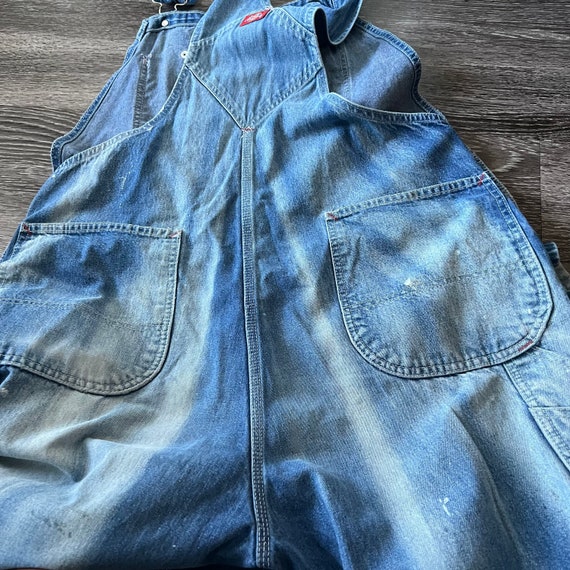 Dickies Faded Y2K Denim Overalls - image 5