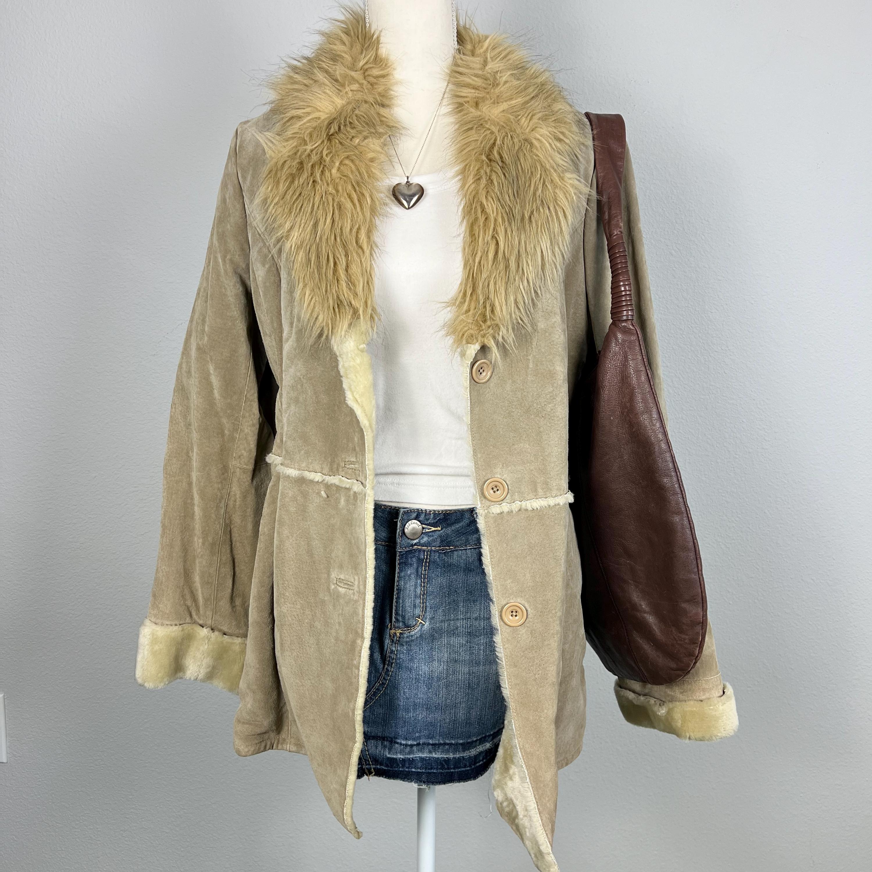 Y2k Fur Jacket - Etsy Y2k Fur Jacket - Etsy