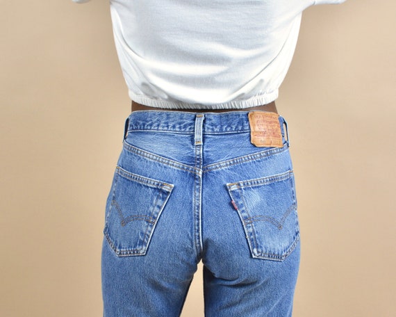 Levi's 501 Size 30 High Rise Vintage Denim Jeans