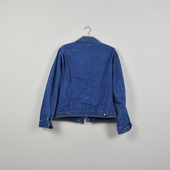 Key Imperial Vintage Denim Trucker Jacket - image 2