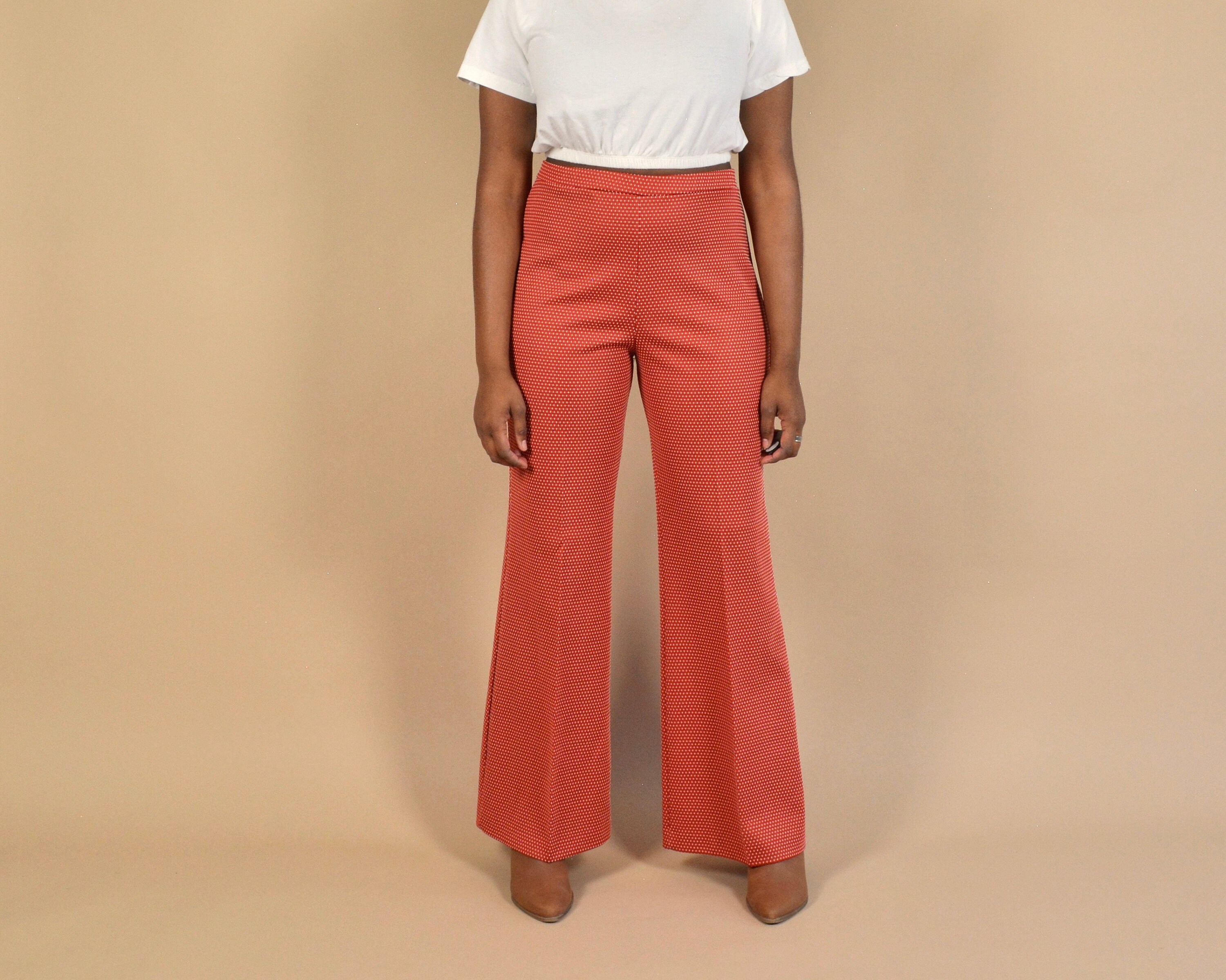 アウトレットセール格安 70s ポリパンツ pants poly check vintage