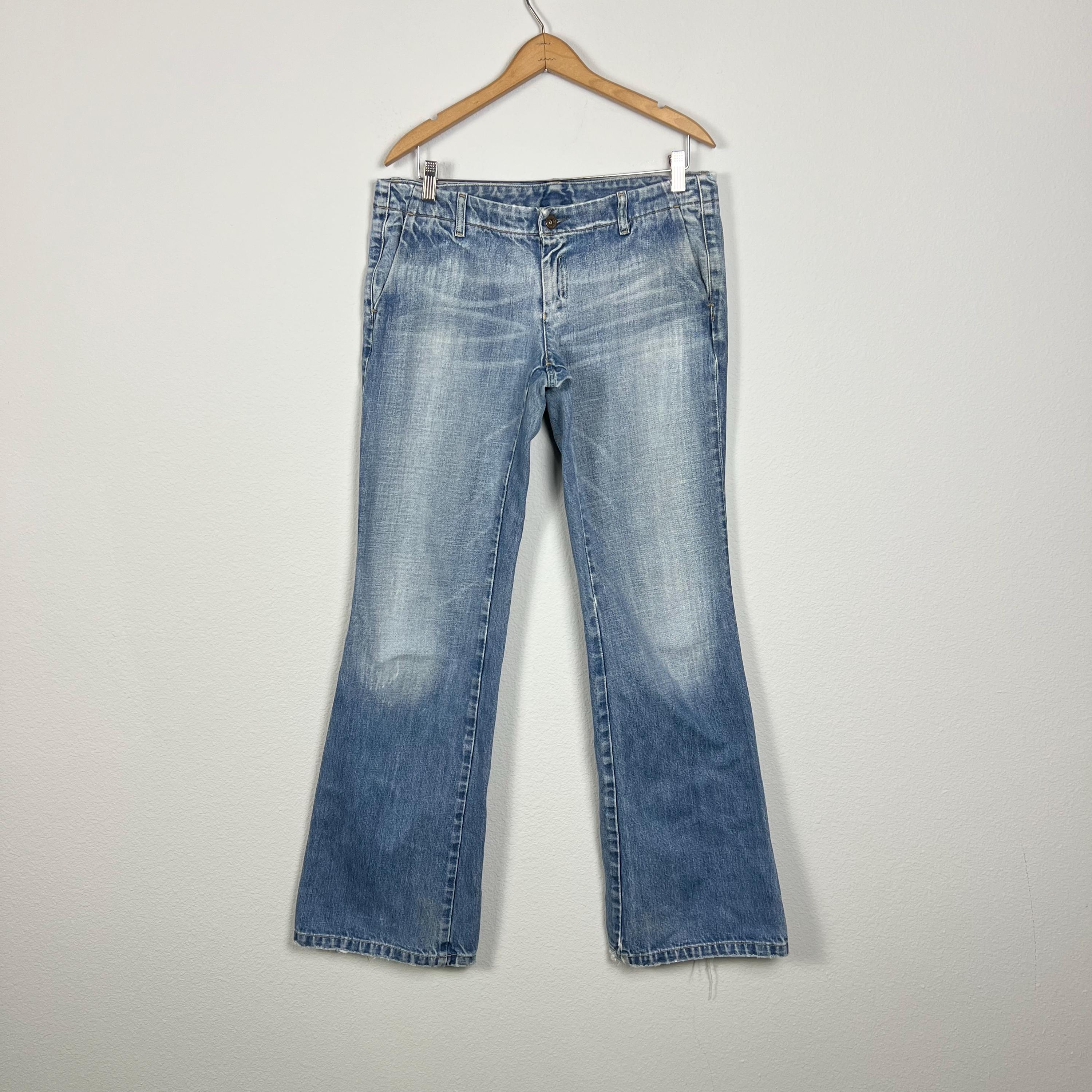 90s DIESEL archive wide flare denim W28 Women's Flare Jeans