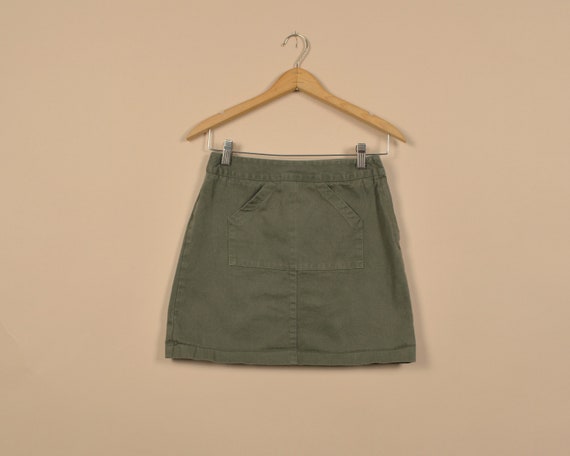 90s/Y2K Green Vintage Mini Skirt - image 1