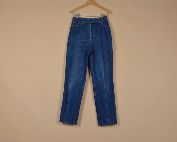 Chic Size 27 Dark Wash Vintage Denim Jeans - image 2