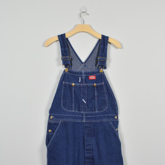 Dickies VIntage Denim Dark Wash Overalls - image 1