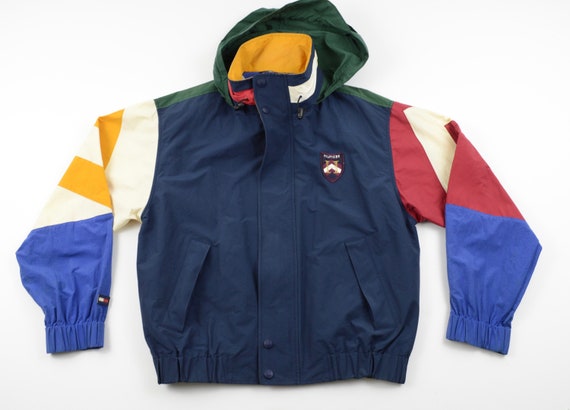 vintage tommy hilfiger color block jacket