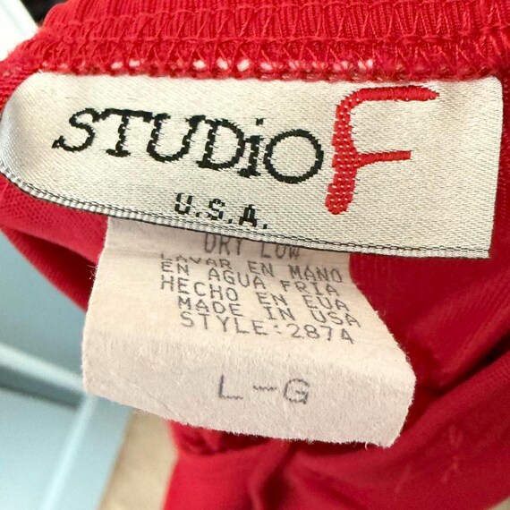 Red mesh overlay y2k long open front tank - image 5