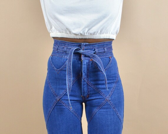N'est Ce Pas Size 25 Bell Bottom 70s Vintage Denim