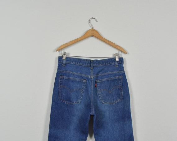 Levi's 517 Faded Dark Wash Vintage Denim Jeans - image 2