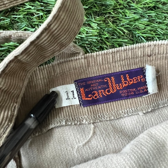 Landlubber Tan Corduroy 70s Flared Jumpsuit - image 7