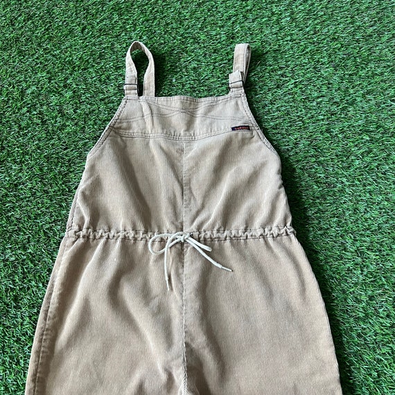 Landlubber Tan Corduroy 70s Flared Jumpsuit - image 4