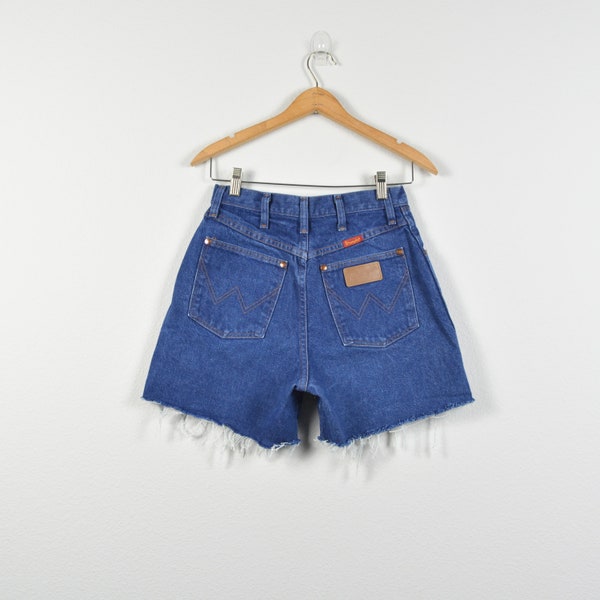 Wrangler Dark Wash Vintage Denim Cutoff Shorts