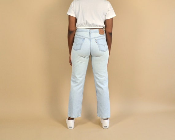 Levi's 501 Light Wash Vintage Denim Jeans - image 3