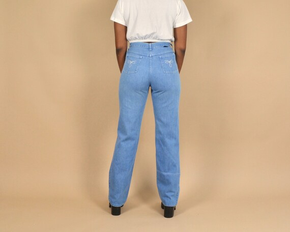 70s Light Wash Vintage Denim Jeans - image 1