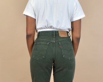 dark green levi jeans