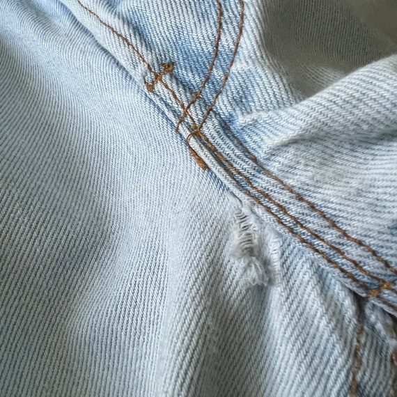 Levi's 501 Light Wash Vintage Denim Jeans - image 6