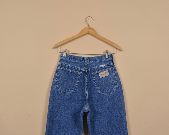 Wrangler Size 24 Dark Wash Western Denim Jeans Etsy