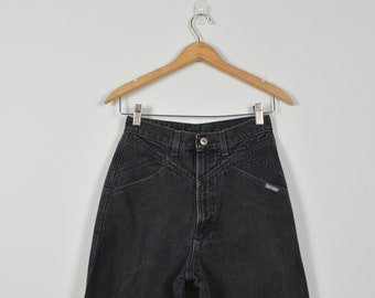 Rockies Size 25 Black Vintage Western Jeans