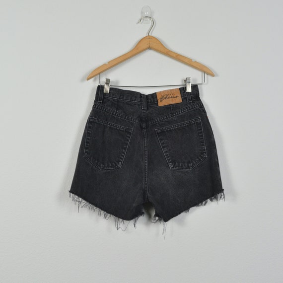 EXP black vintage denim cutoff shorts - image 2